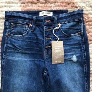 NWT Madewell High Rise Skinny Jeans